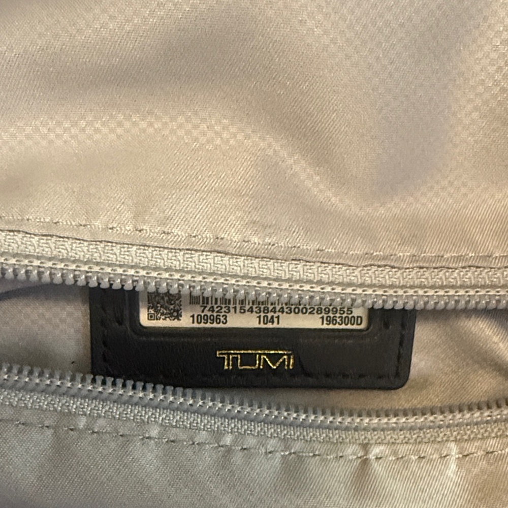 Tumi Black Backpack with Gold Hardware - Picture 15 of 15